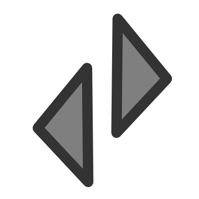 Download free grey arrow right triangle left icon